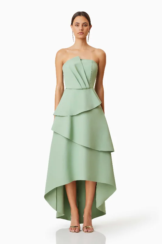 Caroline Maxi Dress In Green