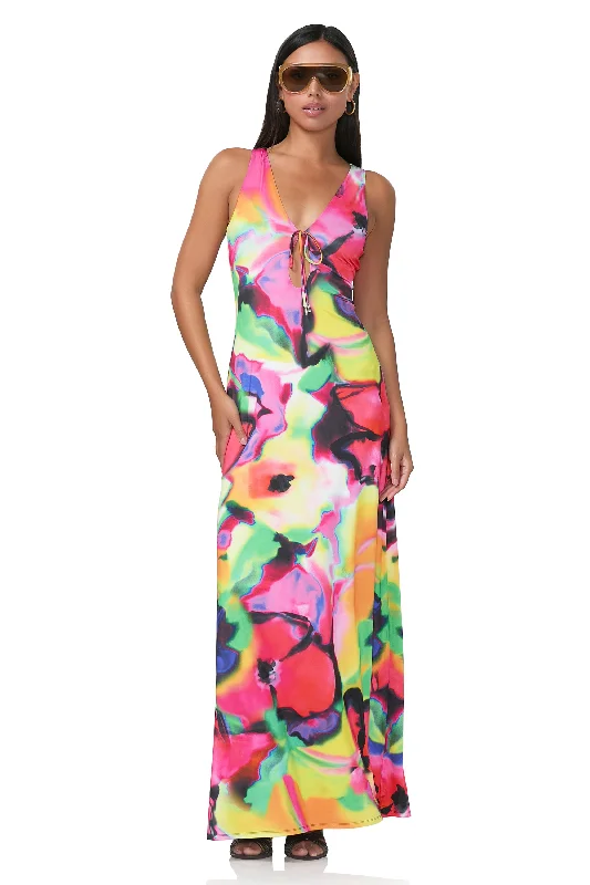 Selena Maxi Dress - Spray Floral