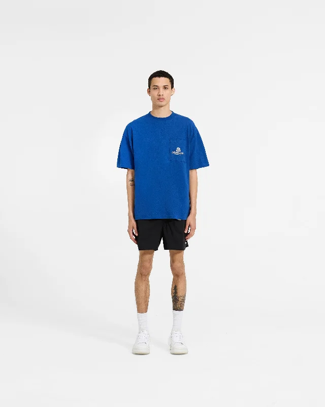 Permanent Vacation Pocket T-Shirt - Royal Blue