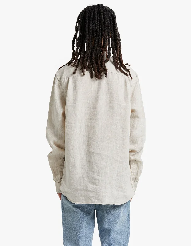 Hampton Linen Shirt - Oatmeal