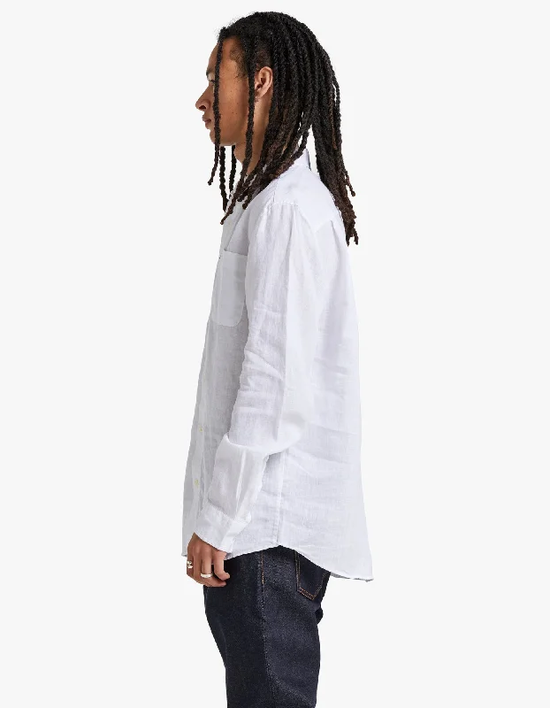 Hampton Linen Shirt - White