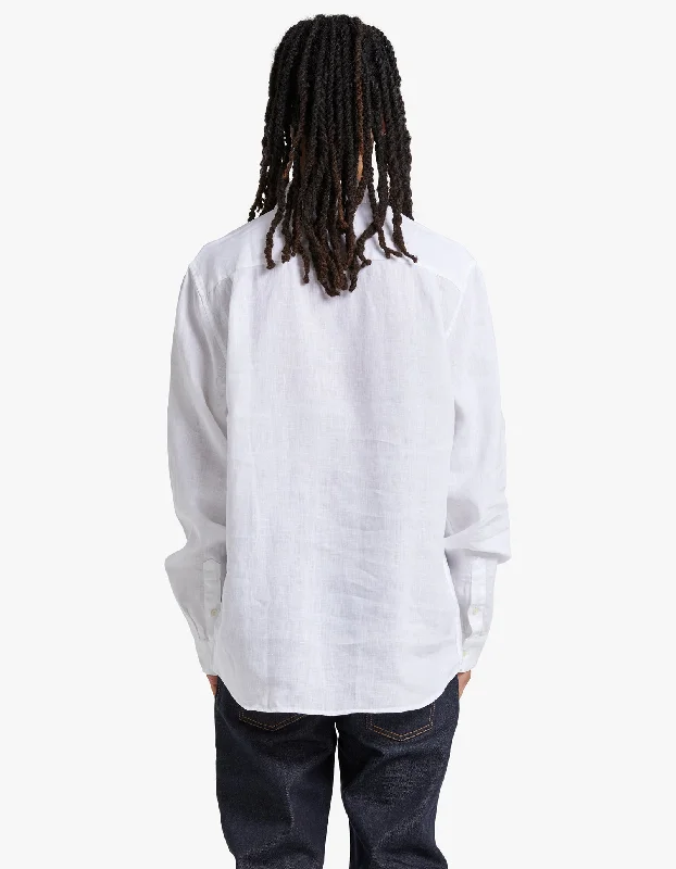 Hampton Linen Shirt - White