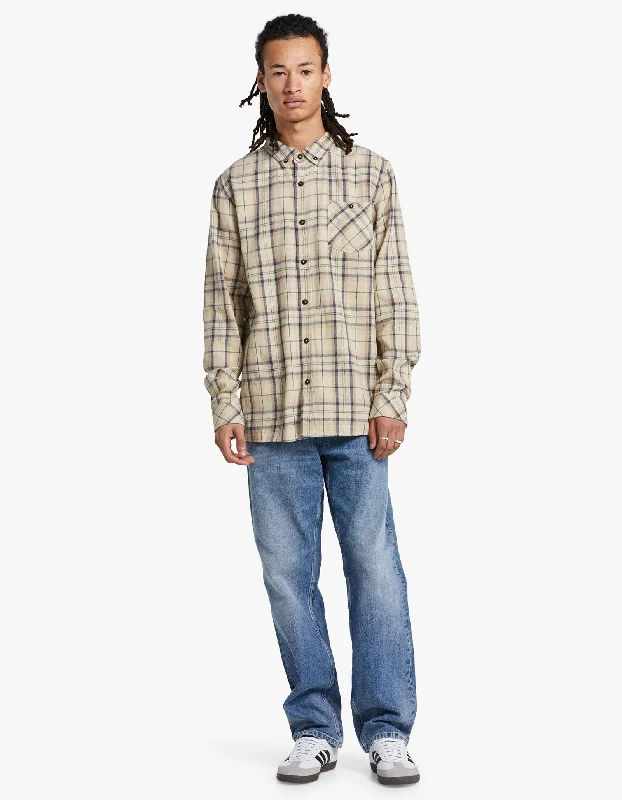 Boatyard Shirt - Tan/Blue Check