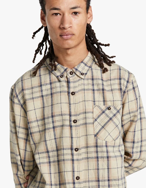 Boatyard Shirt - Tan/Blue Check