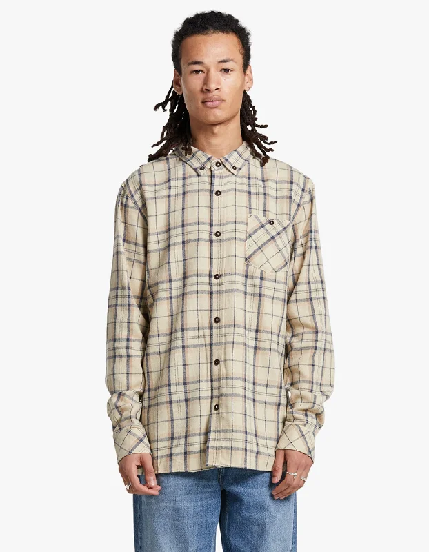 Boatyard Shirt - Tan/Blue Check