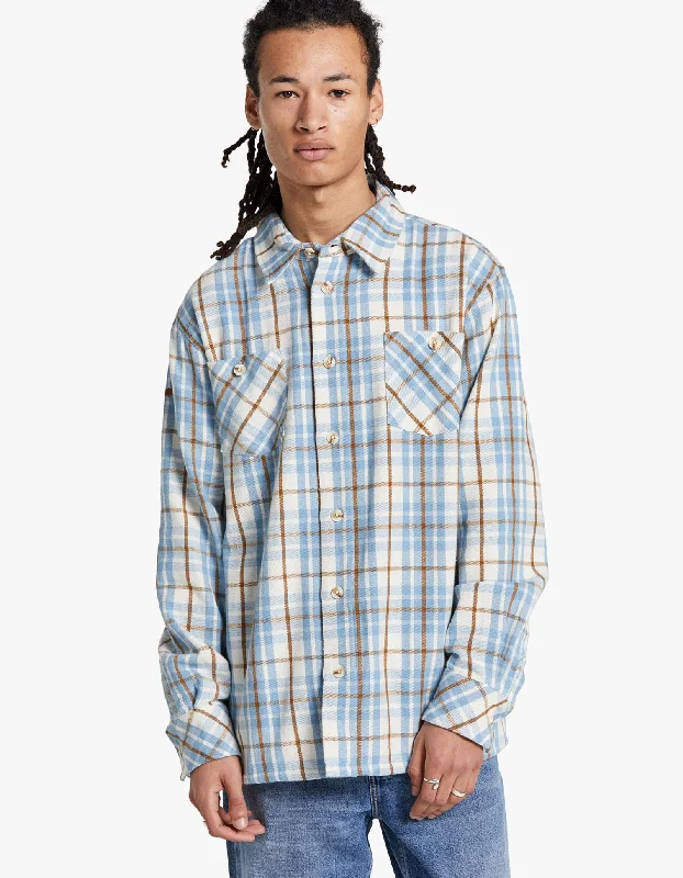 Over And Out Shirt - Blue/Ivory Check