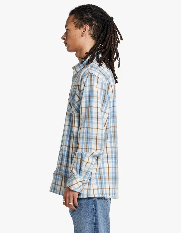 Over And Out Shirt - Blue/Ivory Check