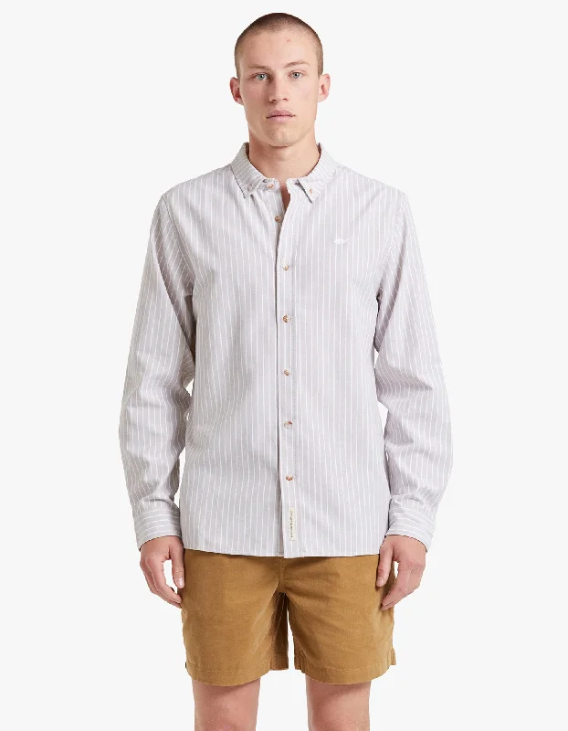 Seaway Stripe Shirt - Brown/White Stripe