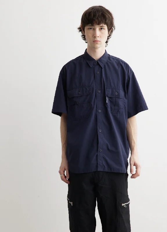 Nylon Typewriter Short Sleeve Shirt