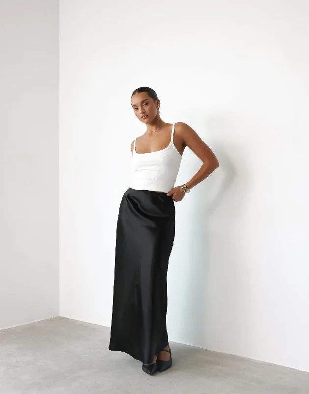 Odelia Maxi Skirt (Black)