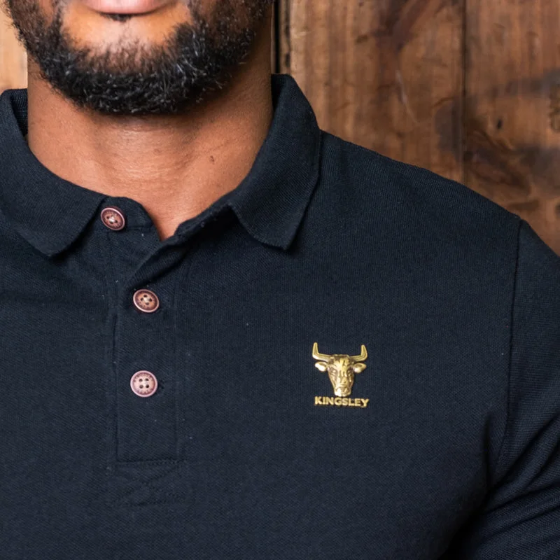 Kingsley Heath Classic Skull Rivet Regular Fit PK Polo Mamba