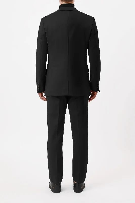 Irving Jacket in Black Sportwear Wool